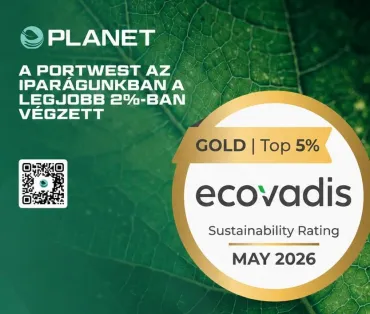 Portwest EcoVadis Gold minősítés 2026 Portwest EcoVadis Gold minősítés 2026