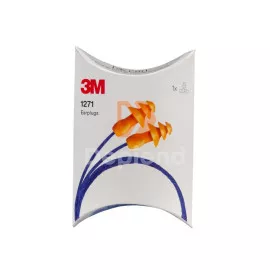 3M 3M1271 Többször használatos, zsinóros füldugó, tartódobozzal (SNR 25dB) - 1 egység = 50 db