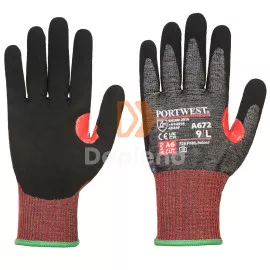 Portwest AHR13 F Dark Nitrile Cut kesztyű