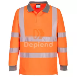 Portwest Eco Hi-Vis L/S Polo  (6 db)