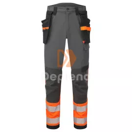 PORTWEST EV4 Hi-Vis Stretch Class 1 Holster lengőzsebes nadrág